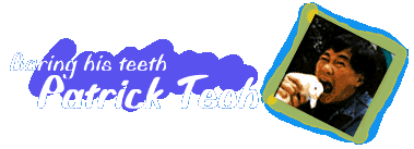 Baring his teeth : Patrick Teoh