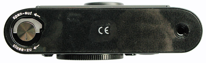 Camera base plate, Leica MP chrome 0.58x finder model, 2003