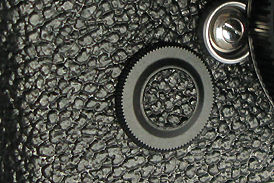 Vulcanite leatherette as used on the  Leica MP LHSA 1968~2003 Special Edition in grey hammertone finish