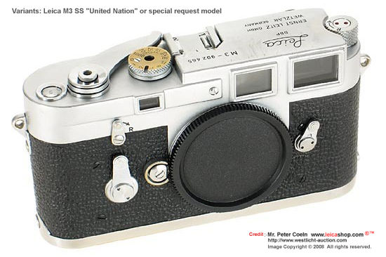 A special request production Leica M3  United Nation  Model, 1957
