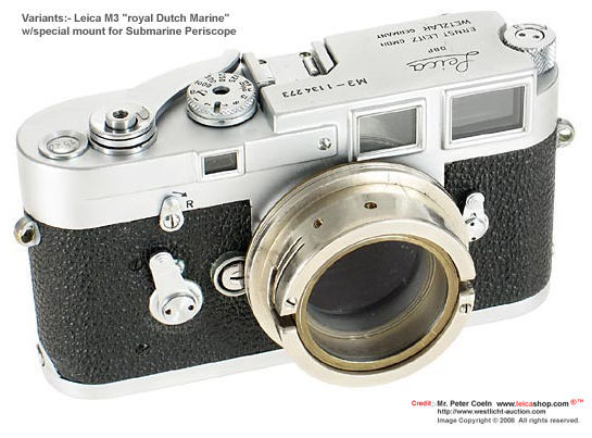 A special application request Leica M3, Dutch Marine Model, 1966