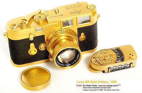 Leica M3 Gold plated Edition, 1957