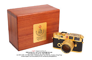 Leica M6 Sultan of Brunei Black Leather  full set 