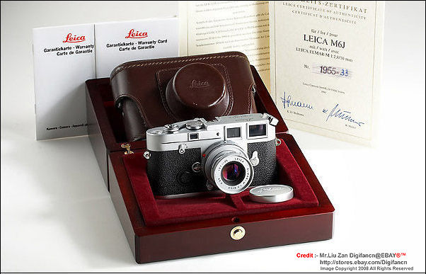 Photo Showcase on LEICA M6J w/Collapsible ELMAR-M  1:2.8/50mm Compelte Kit with 1955-xx
