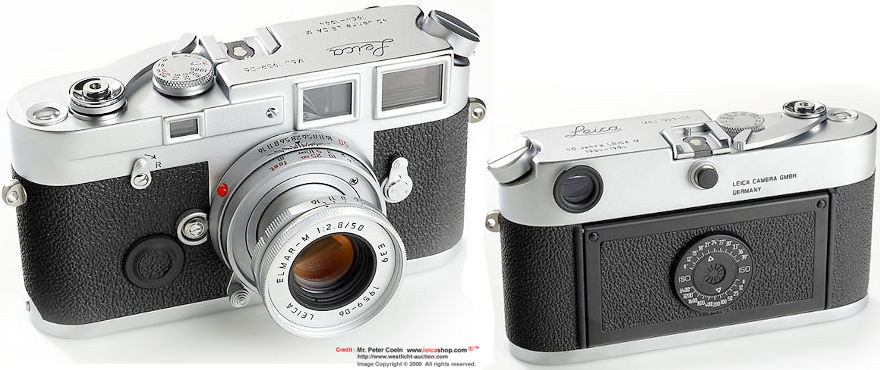 LEICA M6J w/Collapsible ELMAR-M  1:2.8/50mm Compelte Kit S/N 1959-xx