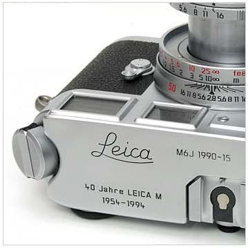 Section view of Leica M6J showcase Front view with ELMAR 1:2.8/50mm by J-camera.KR