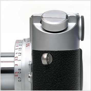 Rewind knob M6 type, Leica M6J showcase Front view with ELMAR 1:2.8/50mm by J-camera.KR