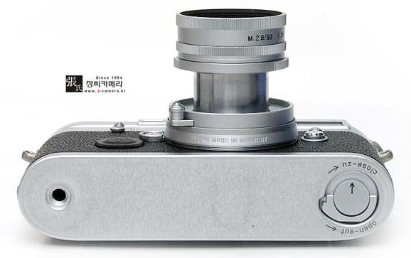 Base section view, Leica M6J showcase Front view with ELMAR 1:2.8/50mm by J-camera.KR