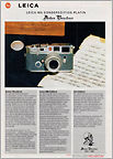 Document and information of release on Leica M6 Platinum Anton Bruckener 1824~1896 100 years Edition, 1996