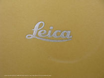 The Velvet surface with Silvery paint Leica Logo in the Leica M6 Chrome Colombo '92 Special 500th Anniversary Edition