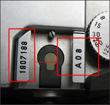 Special Series Number codes on the Leica M6 Chrome Colombo '92 Special 500th Anniversary Edition 