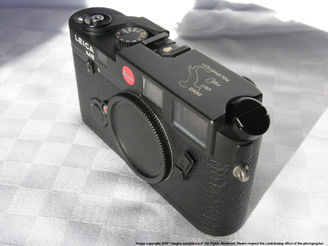 Leica M6 Poliphoto S.p.A. rangefinder camera model, 1995 by Mario -side view