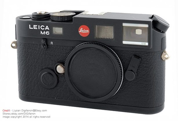 LEICA M6 TTL black w/0.58X finder rangefinder camera models  
