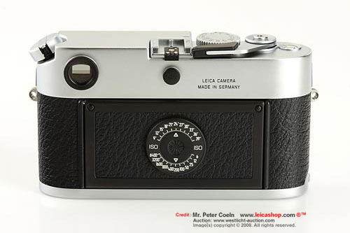 Leica M6 TTL 0.85X finder in chrome 10436  rear section