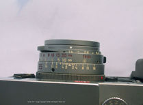 Top view of a  Leica Summilux-M 35mm f/1.4 original version