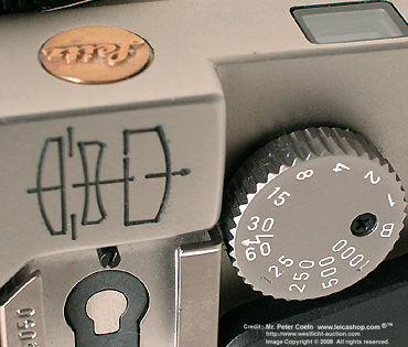 Leica M6G Titanium Finish rangefinder camera with typical camera features and illustrations