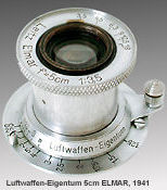 Luftwaffen-Eigentum Leitz ELMAR 5cm f/3.5 model
