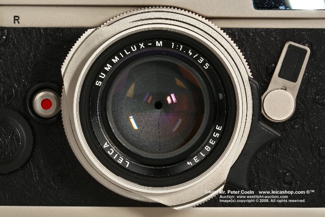 Paul Henry Van Hasbroeck M6T lens removed