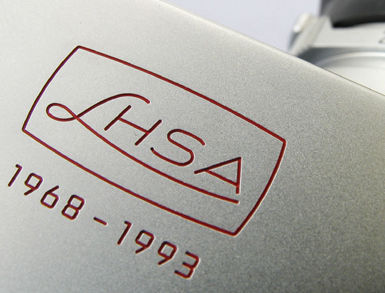 LHSA 1968-1993 red-paint engraving 