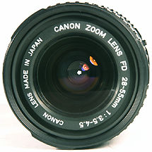 Canon FDN 28-55mm f/3.5~4.5 FRONT