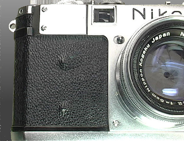 Nikon S 8 digits serial numbering front section near lens mount
