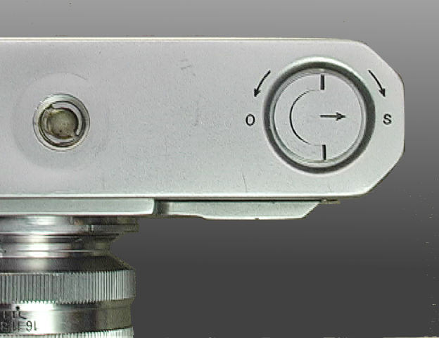 Nikon M Red Synch rangefinder camera model base view