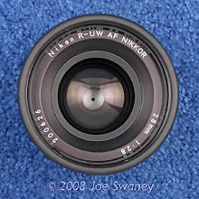 Nikon R-UW 28mm 1:2.8 AF Nikkor for Nikonos RS autofocus under water camera