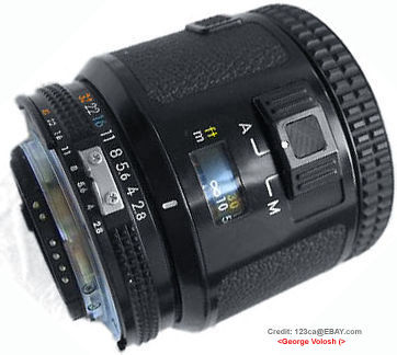 Early Autofocus Nikkor lens 80mm for Nikon F3AF