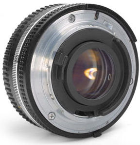 rear section view of an Ai-S  Nikkor 50mm f/1.8N verions II (AIS)