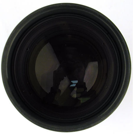 Front lens element of AF Zoom Nikkor 80-200mm f/2.8D ED tele-zoom