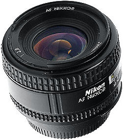 Early improved version of AF-Nikkor 28mm f/2.8 Ai-S wideangle lens