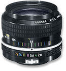 Nikon manual focus Nikkor 28mm f/2.8 non non-Ai wideangle lens