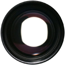 Front lens elemet view of of third version of AF Nikkor 180mm f/2.8 IF ED telephoto lens