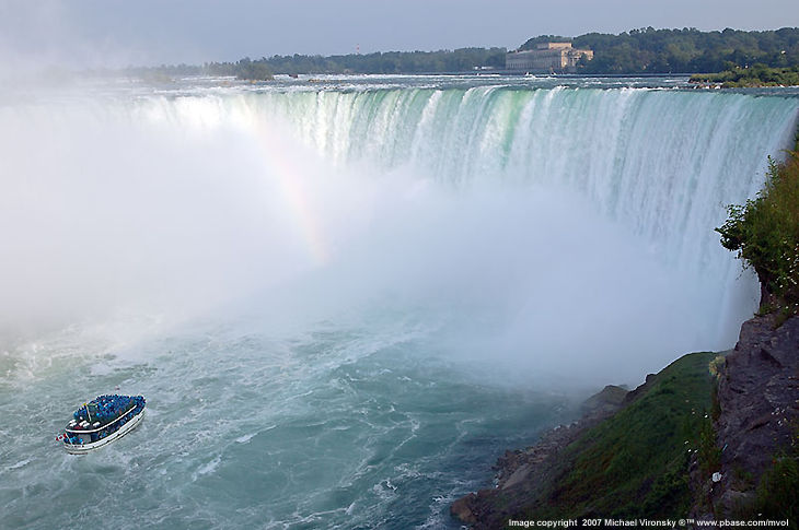 Rainbow at Nigara fall by Michael Volinsky