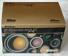 Original box for Nikon AF Zoom 28-85mm f/3.5~4.5S MACRO wide=tele lens