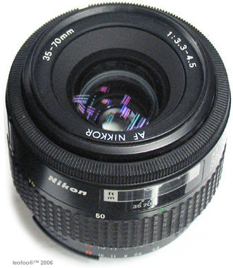 Rear lens mount of AF 35-70mm f/3.3~4.5S zoom lens