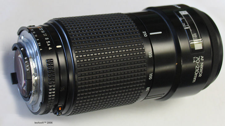 AF zoom Nikkor 70-210mm f/4.0s telephoto zoom lens early version