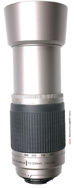 AF Nikkor zoom 70-300mm G silver finishing on lens extension