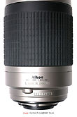 Lens data made in China on AF Nikkor zoom 70-300mm G