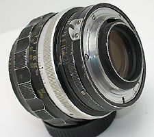 Nikon's early 85mm f/1.8 non Ai telephoto lens