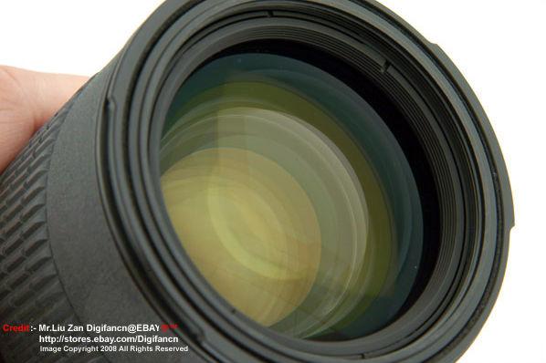 Side view of Autofocus Micor-Nikkor Zoom 70-180mm f/4.5~5.6D ED