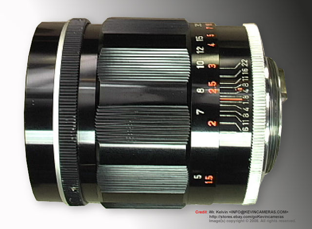 RF Canon 85mm f/1.8 telephoto lenses for rangefinder Canon cameras lens tube / barrel with lens data and distance scales