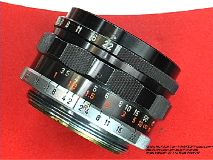 Canon Rangefinder 35mm f/2.0 wideangle lens FRONT VIEW