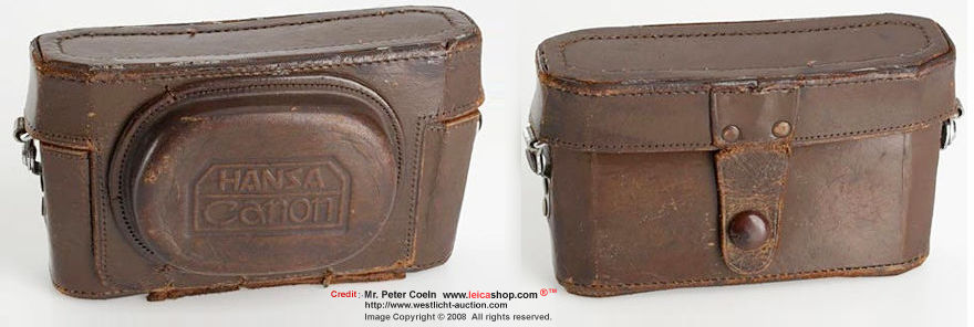 Original Canon HANSA leather case