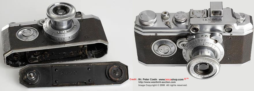 Canon Hansa, collapsible Nikkor 1:3.5 f=50mm, 1940