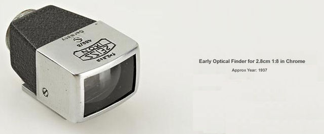 early chrome versiuon, 1932 Carl Zeiss Jena Tessar 8/2.8cm for Contax rear lens mount section