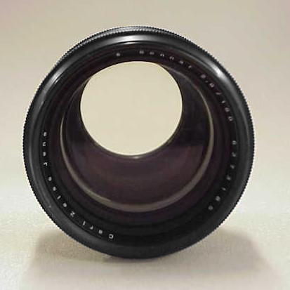 Exakta Carl Zeiss JENA  180mm f/2.8  Olympia Sonnar   side view