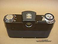 Top view of the control section of  Zeiss Ikon Hologon ultrawide camera 
