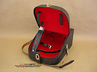 Unique, leather filter case for  Zeiss Ikon Hologon ultrawide camera graduated center filter set