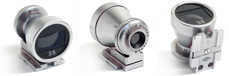 Nikon Finder for Contax  3.5cm Bright frame line finder